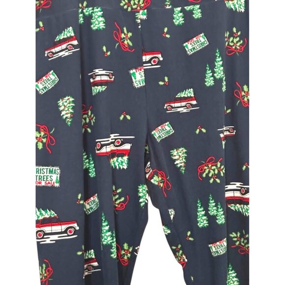 🎄 Time and Tru XL Christmas Leggings – Festive Holiday Print - Picture 3 of 4